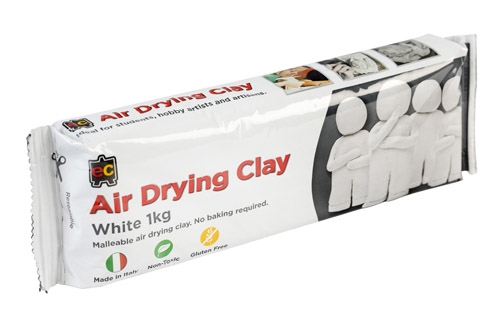 Clay - Air Drying EC White 1 kg